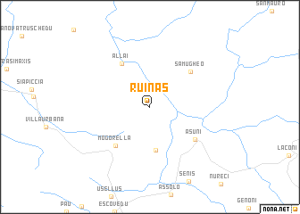 map of Ruinas