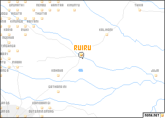 map of Ruiru