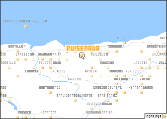 map of Ruiseñada