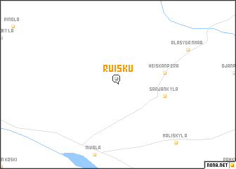 map of Ruisku