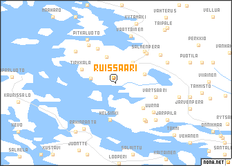 map of Ruissaari