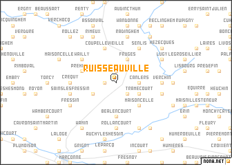 map of Ruisseauville