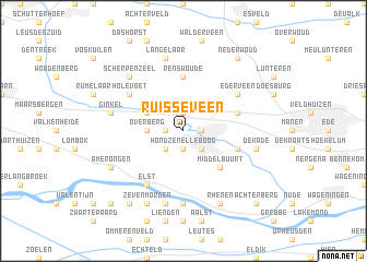 map of Ruisseveen