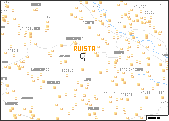 map of Ruišta