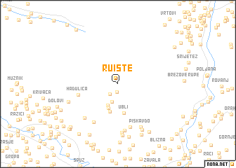 map of Ruište