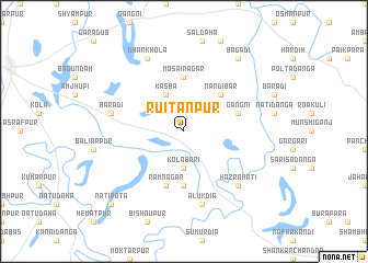 map of Rūitanpur