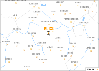 map of Ruixu