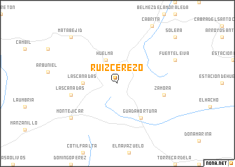 map of Ruiz Cerezo