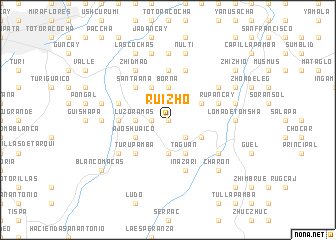 map of Ruizho