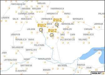 map of Ruiz