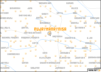 map of Rujaymān ‘Ayn ‘Īsá