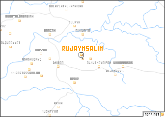 map of Rujaym Salīm
