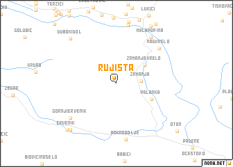 map of Rujišta