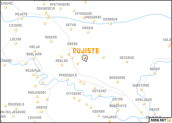 map of Rujište