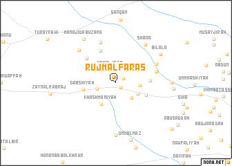 map of Rujm al Faras