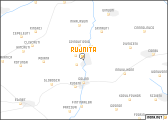 map of Rujniţa
