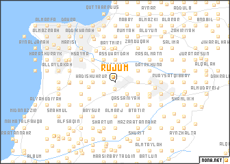 map of Rujūm