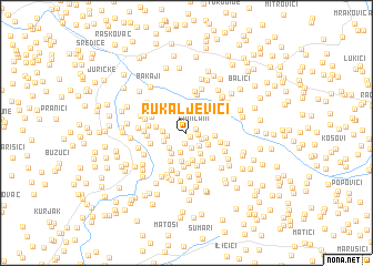 map of Rukaljevići