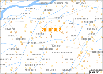 map of Rūkanpur