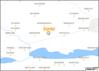 map of Rukav