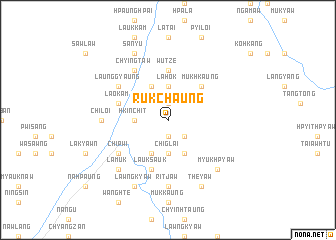 map of Rukchaung