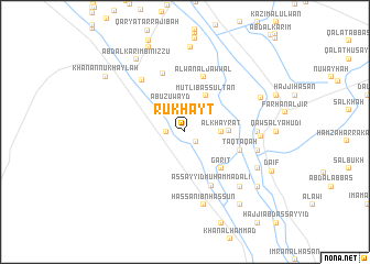 map of Rukhayţ