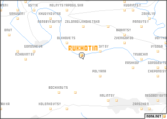 map of Rukhotin