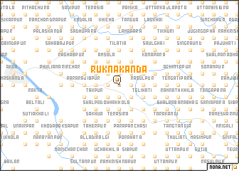 map of Ruknākānda