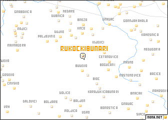 map of Rukočki Bunari