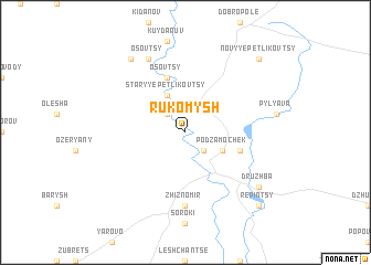 map of Rukomysh