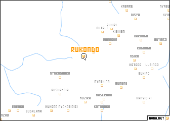 map of Rukondo