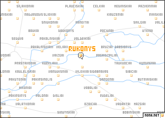 map of Rukonys