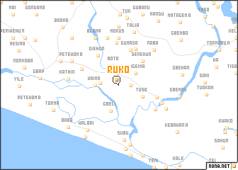 map of Ruko