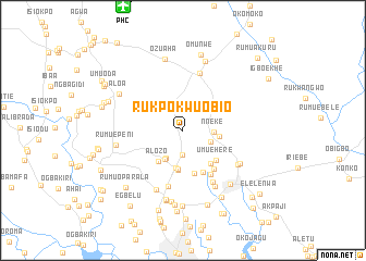 map of Rukpokwu-Obio