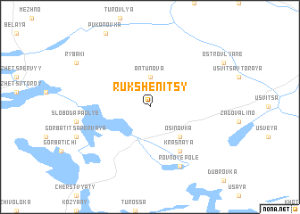 map of Rukshenitsy