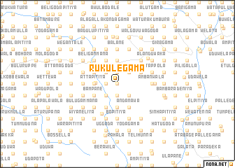 map of Rukulegama