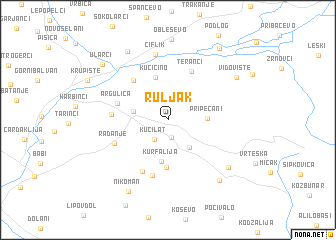 map of Ruljak