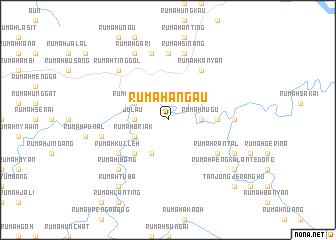 map of Rumah Angau