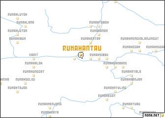 map of Rumah Antau