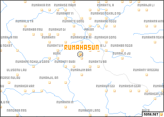 map of Rumah Asun