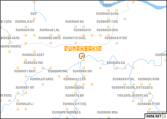 map of Rumah Bakir