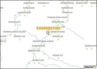 map of Rumah Beriak