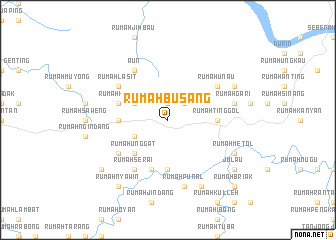 map of Rumah Busang