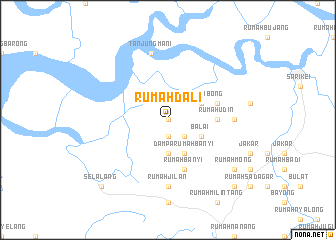 map of Rumah Dali