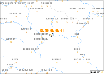 map of Rumah Gagat