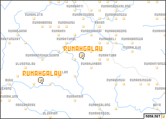 map of Rumah Galau