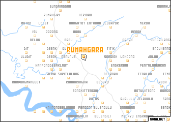 map of Rumah Gara