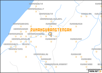 map of Rumah Gubang Tengah