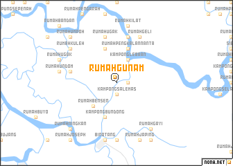 map of Rumah Gunam