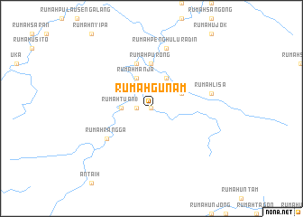 map of Rumah Gunam